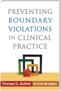 Preventing Boundary Violations in Clinical Practice