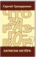 Что за разговор? Записки актера