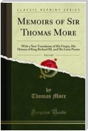 Memoirs of Sir Thomas More