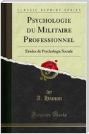 Psychologie du Militaire Professionnel