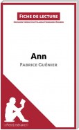 Ann de Fabrice Guénier (Fiche de lecture)