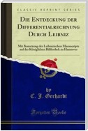Die Entdeckung der Differentialrechnung Durch Leibniz