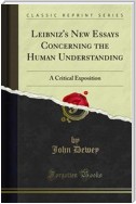 Leibniz's New Essays Concerning the Human Understanding