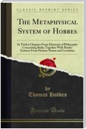 The Metaphysical System of Hobbes