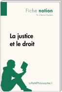 La justice et le droit (Fiche notion)