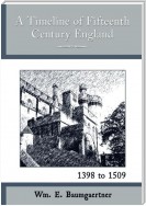 A Time-Line of Fifteenth Century England - 1398 to 1509