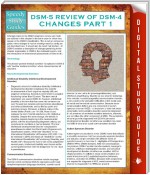 DSM-5 Review of DSM-4 Changes Part I (Speedy Study Guides)