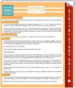Apa/Mla Guidelines (Speedy Study Guides)