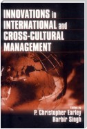 Innovations in International and Cross-Cultural Management