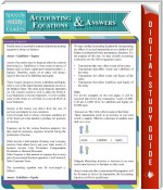 Accounting Equations And Answers (Speedy Study Guides)