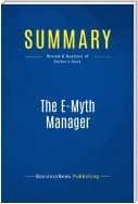 Summary: The E-Myth Manager