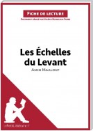 Les Échelles du Levant d'Amin Maalouf (Fiche de lecture)