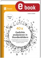 40 x Gedichte analysieren in Stundenbildern 7-8