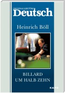 Billard um halb Zehn / Бильярд в половине десятого. Книга для чтения на немецком языке