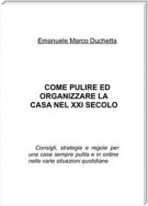 Come pulire ed organizzare la casa nel XXI secolo