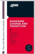 Managing Change and Transition
