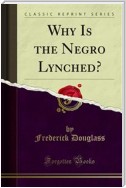 Why Is the Negro Lynched?