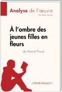 À l'ombre des jeunes filles en fleurs de Marcel Proust (Analyse de l'oeuvre)