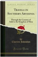 Travels in Southern Abyssinia