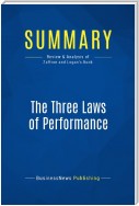 Summary: The Three Laws of Performance