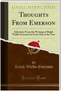 Thoughts From Emerson