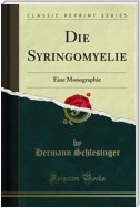 Die Syringomyelie