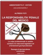 La responsabilità penale del medico.