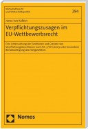 Verpflichtungszusagen im EU-Wettbewerbsrecht