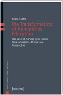 The Transformation of Humanities Education