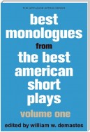 Best Monologues from Best American Short Plays