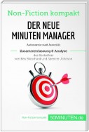 Der neue Minuten Manager. Zusammenfassung & Analyse des Bestsellers von Ken Blanchard und Spencer Johnson