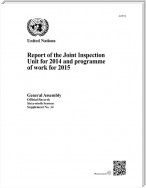 Report of the Joint Inspection Unit for 2014 and programme of work for 2015