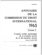 Annuaire de la Commission du Droit International 1965, Vol.I