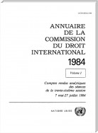 Annuaire de la Commission du Droit International 1984, Vol.I