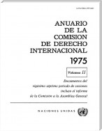 Anuario de la Comisión de Derecho Internacional 1975, Vol.II