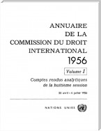 Annuaire de la Commission du Droit International 1956, Vol.I