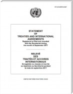 Statement of Treaties and International Agreements / Relevé des traités et accords internationaux