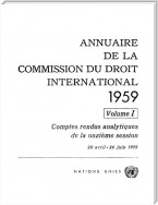Annuaire de la Commission du Droit International 1959, Vol.I