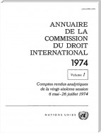 Annuaire de la Commission du Droit International 1974, Vol.I