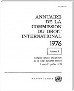 Annuaire de la Commission du Droit International 1976, Vol.I