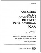 Annuaire de la Commission du Droit International 1966, Vol.I, Part 2