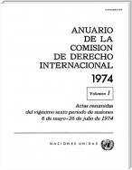 Anuario de la Comisión de Derecho Internacional 1974, Vol.I