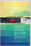 Hyperion planning A Complete Guide - 2019 Edition