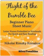 Flight of the Bumble Bee Beginner Piano Sheet Music