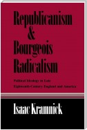 Republicanism and Bourgeois Radicalism