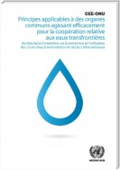 Principes applicables à des organes communs agissant efficacement pour la coopération relative aux eaux transfrontières au titre de la Convention sur la protection et l’utilisation des cours d’eau transfrontières et des lacs internationaux