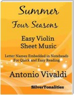 Summer the Four Seasons Easy Violin Sheet Music