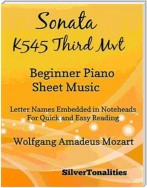 Sonata K545 Third Movement Beginner Piano Sheet Music PDF