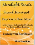 Moonlight Sonata Second Movement Easy Violin Sheet Music