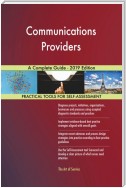 Communications Providers A Complete Guide - 2019 Edition